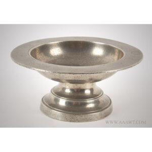 Pewter Broad Rim Master Salt, William Davidson Inventory Thumbnail