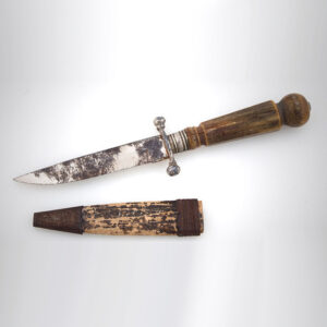 Bowie Knife, Miniature Knife, Horn Handle Inventory Thumbnail