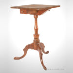 Candlestand,-Drawer,-Queen-Anne,-Cherry-&-Mahogany_view-1_843-239