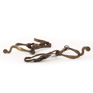 Pair of Small Brass Trouser Spurs Inventory Thumbnail