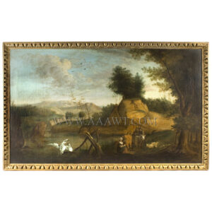 Over-Mantel Landscape Painting, Anonymous Inventory Thumbnail