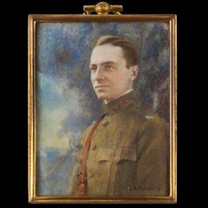 Portrait Miniature of Unknown Early 20th Century Army Officer Inventory Thumbnail