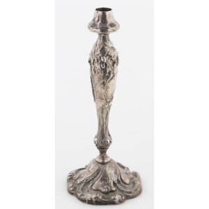 Art Nouveau Sterling Silver Candlestick Inventory Thumbnail