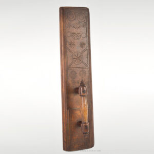 Mangle Board, Molded and Carved, Good Color, and Dated 1751 Inventory Thumbnail