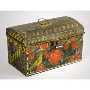 Toleware Box, Painted Tin Trunk,
Paddle Tail Bird Inventory Thumbnail