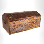 Trunk,-Leather-Covered,-Brass-Tack-Decoration_back_843-238