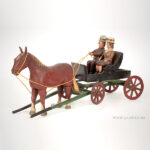 Carving,-Horse-Drawn-Wagon-&-Riders,-circa-1920_view-2_770-6