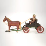 Carving,-Horse-Drawn-Wagon-&-Riders,-circa-1920_view-3_770-6