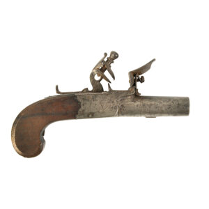 Antique, Flintlock Boxlock Turn-Off Pocket Pistol, Ryan & Watson, London Inventory Thumbnail