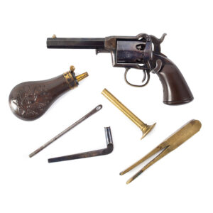 Remington Beals 1st Model Pocket Revolver, Original Factory Box. 3-Inch .31 Caliber Octagon Barrel, 5 Shot Round Cylinder, Serial Number: 176 Inventory Thumbnail