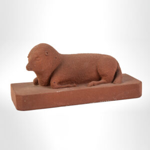 Sculpture, Recumbent Lamb, Likely for Gravestone, Never Used Inventory Thumbnail