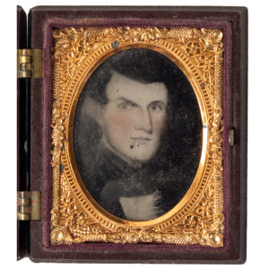 Ambrotype, Photograph of Folk Portrait, Gentleman, Littlefield & Parsons Case Inventory Thumbnail