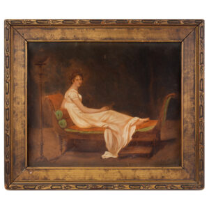 After Jacques-Louis David – 1800, Portrait, Madame Recamier on Directoire Sofa Inventory Thumbnail