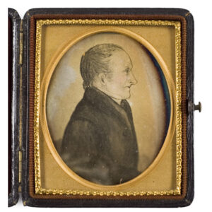 Folk Portrait of a Gentleman in Profile, American Inventory Thumbnail