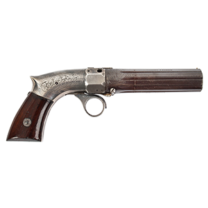 Robbins and Lawrence Revolving Hammer Pepperbox, Windsor Inventory Thumbnail