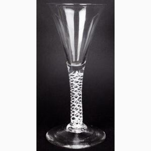 Blown Glass, Wine, White Air Twist Stem Inventory Thumbnail