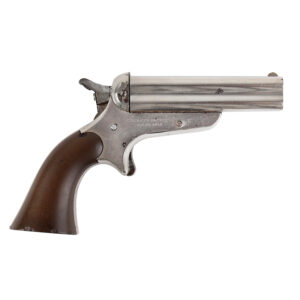 Sharps Four Barrel Pepperbox Derringer, Nickel Plated, Hard Rubber Grips Inventory Thumbnail