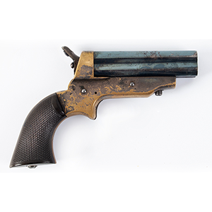 Sharps Model 2, Four Shot Pepperbox, Barrels Retain 80% Bright Blue, 19th Century Inventory Thumbnail