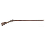 Silas-Allen-Sr-1750-Flintlock-Musket,-Signed,-Full-Stock_facing right_308-448