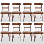 925-45_1_Chairs,-Regency,-Eagle-Inlay_set