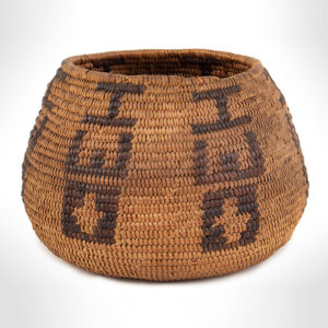 Basket, Native American, Southern California Mission, Coiled Basket, Bowl Inventory Thumbnail