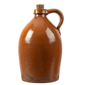 Redware Jug, Pumpkin Glaze Inventory Thumbnail