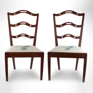 Pair, Hepplewhite Side Chairs, Original Condition Inventory Thumbnail