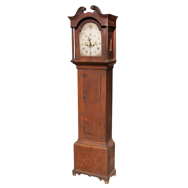 New Hampshire Tall Clock, Jacob Jones, Pittsfield, NH, Outstanding Surface Inventory Thumbnail