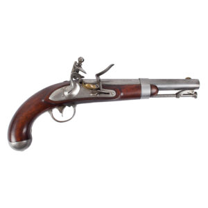 US Model 1836 Flintlock Pistol, Dated 1842, A FINE EXAMPLE. Robert Johnson, Middletown, Connecticut Inventory Thumbnail