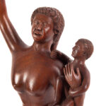 327-27_4d_Carved-Bacchante-with-Infant_Cherrywood_with-box