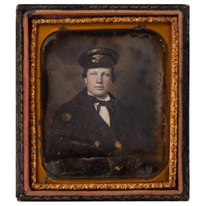 Daguerreotype, Navy Midshipman, Sixth Plate, Tinted & Gilt Inventory Thumbnail