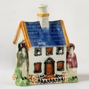 Prattware Cottage Money Box, Mexborough Type Inventory Thumbnail