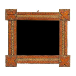 Tramp Art Frame, Two Layers of Complex Chip Carving, Great Surface Inventory Thumbnail