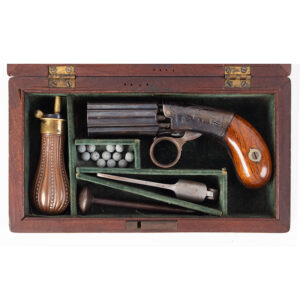 Blunt & Syms Cased Pepperbox & Accessories, Small Frame, Bag Grip Inventory Thumbnail
