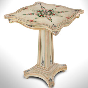 A Fine Country Classical Paint Decorated Center Table, Exquisite Design Inventory Thumbnail