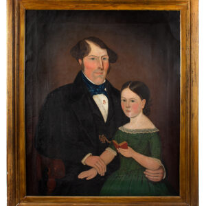 Folk Art, Portrait of Father, and Daughter Inventory Thumbnail