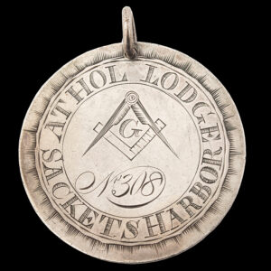 Masonic Markt Masters Jewel to Asahel Smith, Engraved Silver Inventory Thumbnail