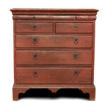 859-79_2_Five-Drawer-Chest-Red-Over-Salmon.jpg