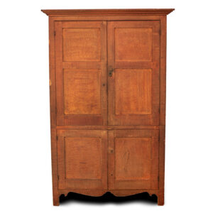 Grain Painted Hudson Valley Cupboard, Original Surface, 1-Piece, Under 6 Feet Inventory Thumbnail