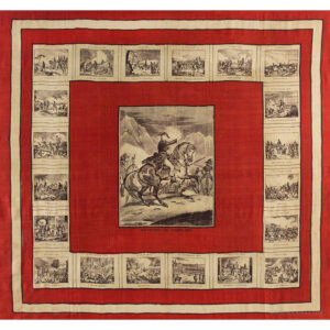 Bandana, Napoleon Crossing the Alps Surrounded by Famous Battle Scenes Inventory Thumbnail