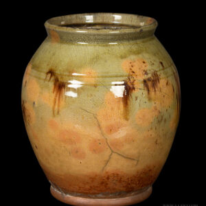 Ovoid Redware Jar, Bristol County, Beautiful Glaze Inventory Thumbnail