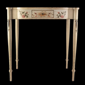 Dressing Table, Chamber Table, Original Painted Decoration, White Background Inventory Thumbnail