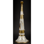 Fire-Trumpet,-White,-Gold-Gilt-Decoration_view-2_2222-80