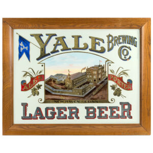 Advertising Trade Sign, Yale Brewing Company, Lager Beer Inventory Thumbnail
