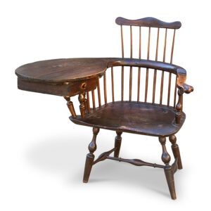 Windsor Chair, Writing-Arm Comb-Back, Drawer, Knuckle Handhold Inventory Thumbnail