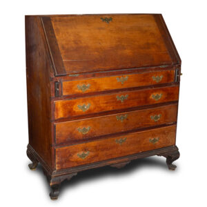 Eighteenth Century Slant-Lid Desk, Outstanding Original Surface Inventory Thumbnail