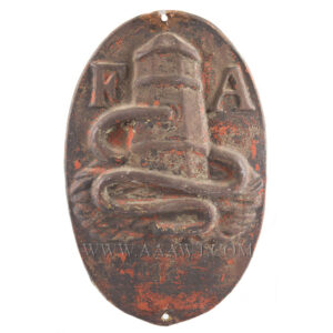 Brass Fire Mark, Fire Association of Philadelphia Inventory Thumbnail