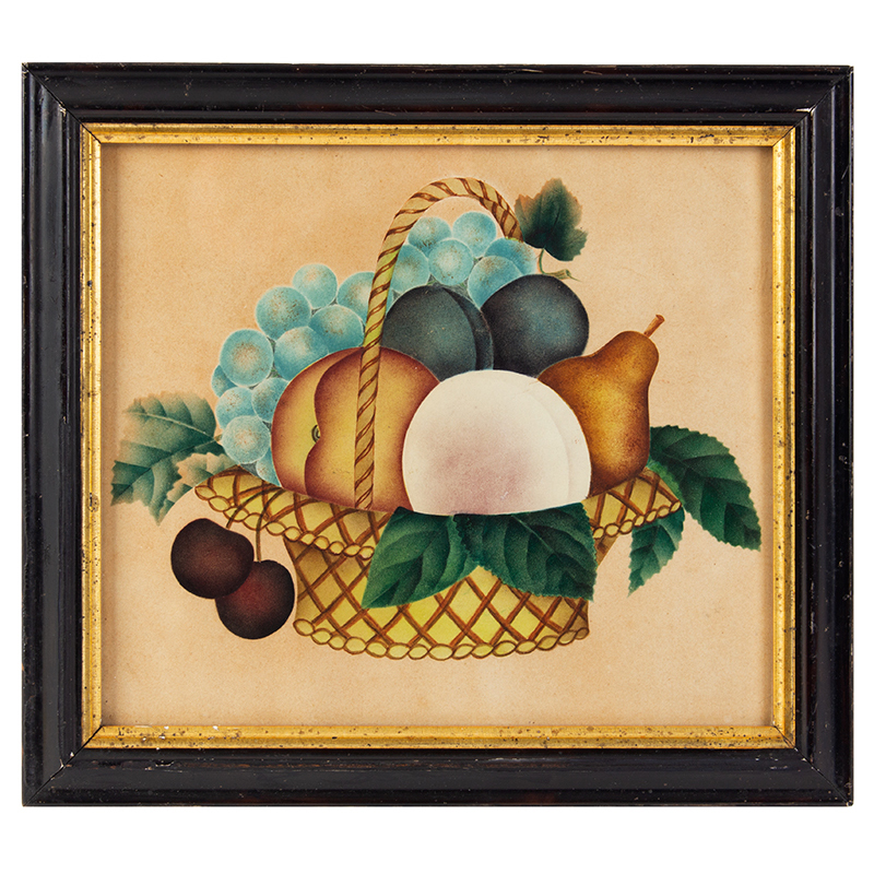 Watercolor Theorem, Still Life – Basket of Fruits Inventory Thumbnail