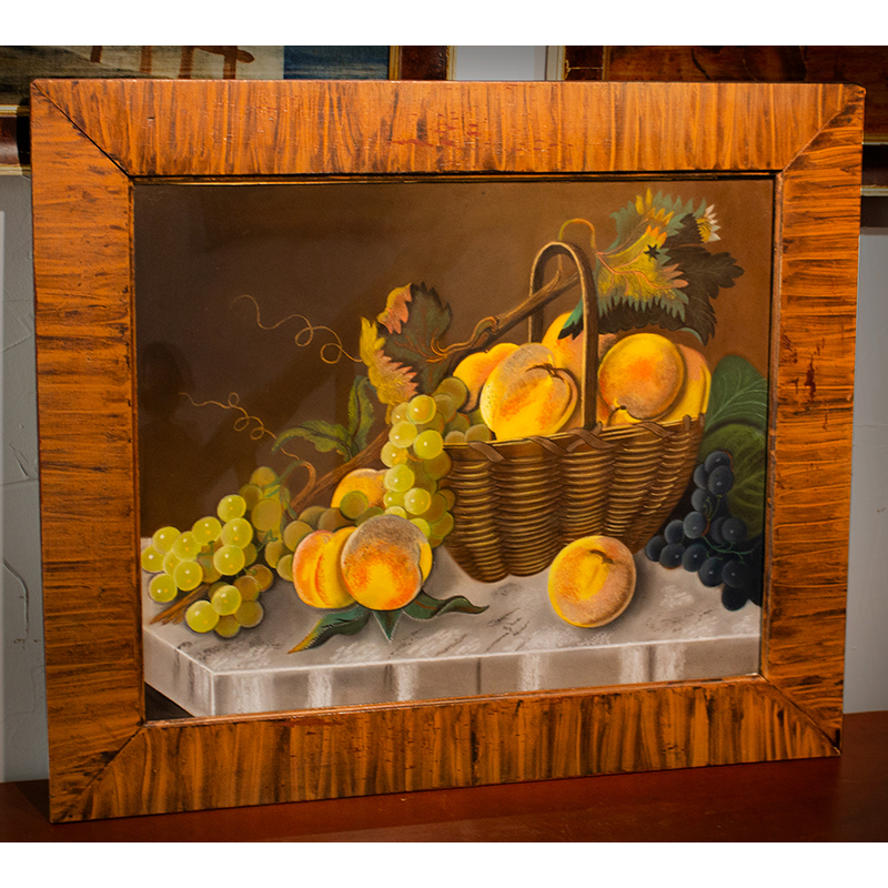 Still Life, Basket of Fruits on Marble Slab Inventory Thumbnail