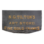 1292-26_Trade-Sign,-on-Canvas,-Art-Store-&-Gold-Frames